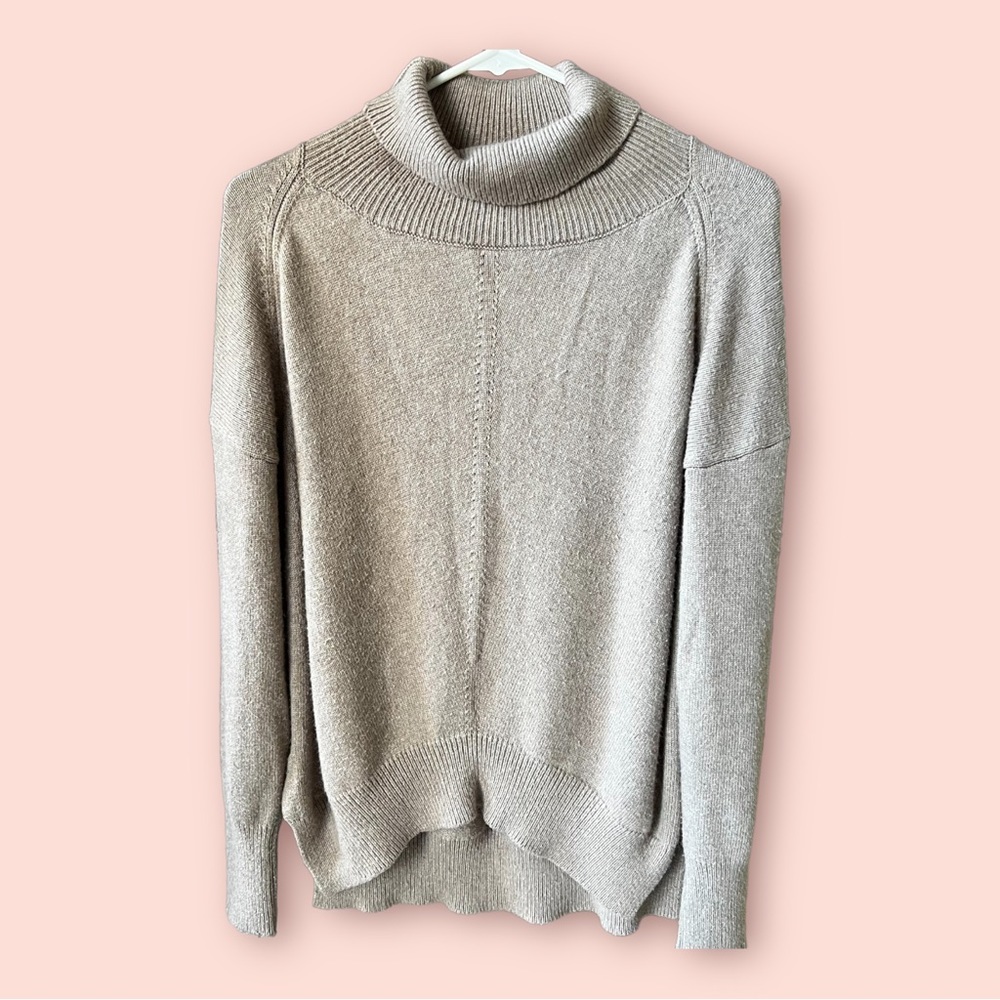 ⛄️FREE w/bundle❗️cashmere sweater ladies winter baggy turtleneck - Picture 5 of 13